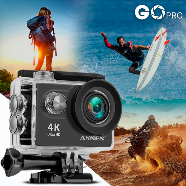Câmera de Ação Profissional Portátil 4K Ultra HD 60FPS - Estilo Go Pro - Benedetti Outlet