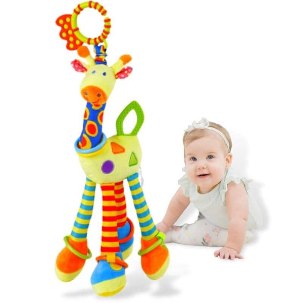 Chocalhos mordedor para bebês - Girafinha - Benedetti Outlet